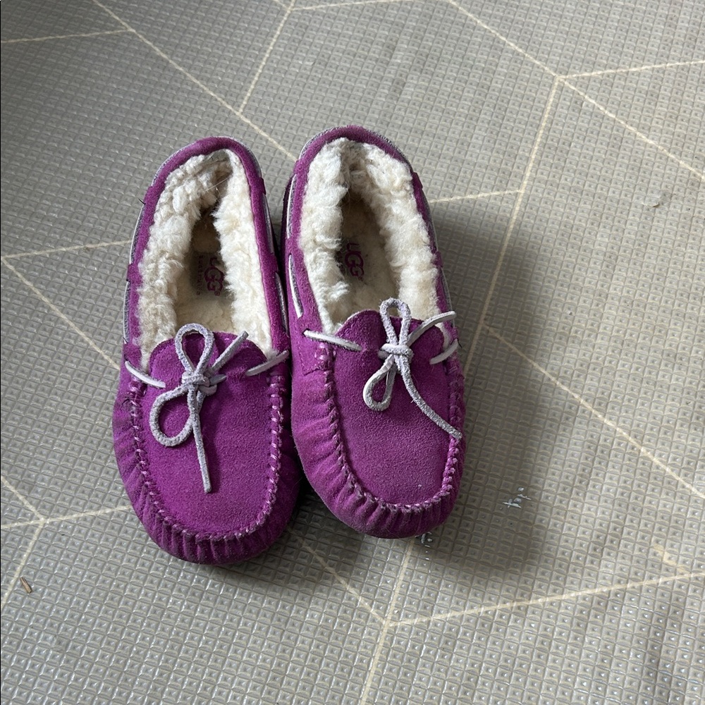 UGG Kids Suede Slippers - Purple